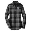 Ladies Plaid Flannel Tunic Thumbnail
